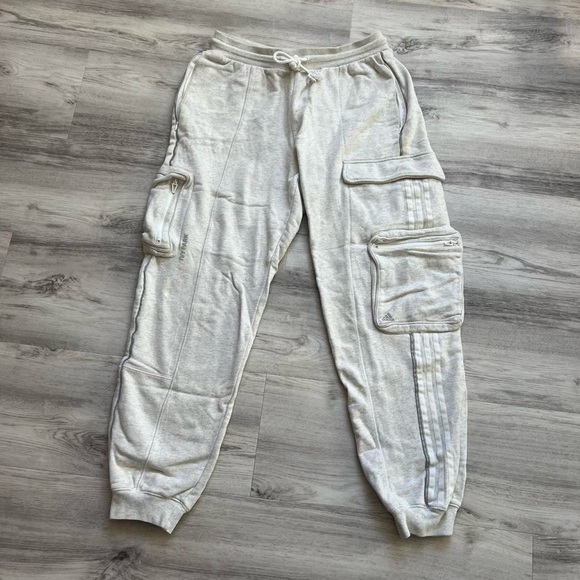 adidas Pants - adidas Light Gray Cargo track Pants